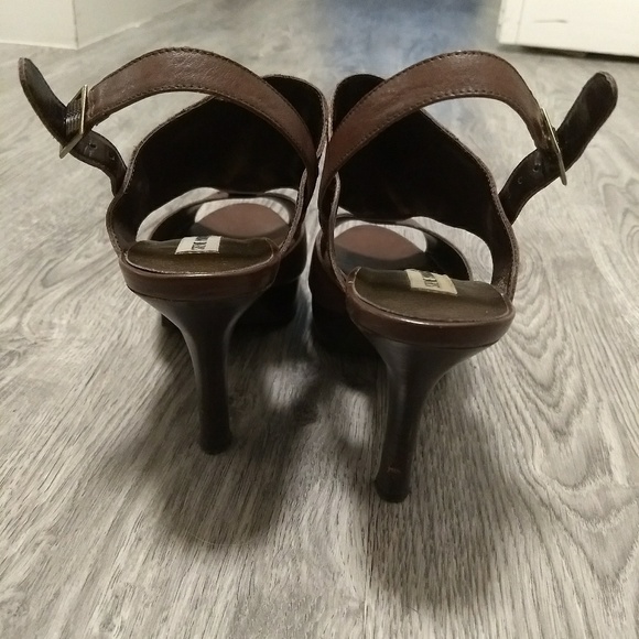 Woven Leather Heels - Picture 4 of 6